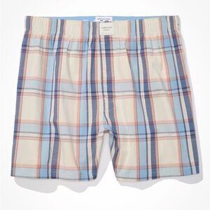 NWT, American eagle Plaid Stretch Boxer Short